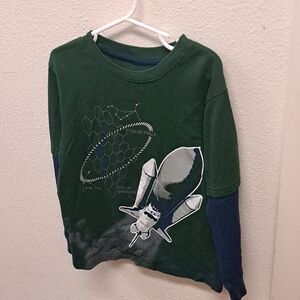 Garanimals Green Rocket Long Sleeve Tee